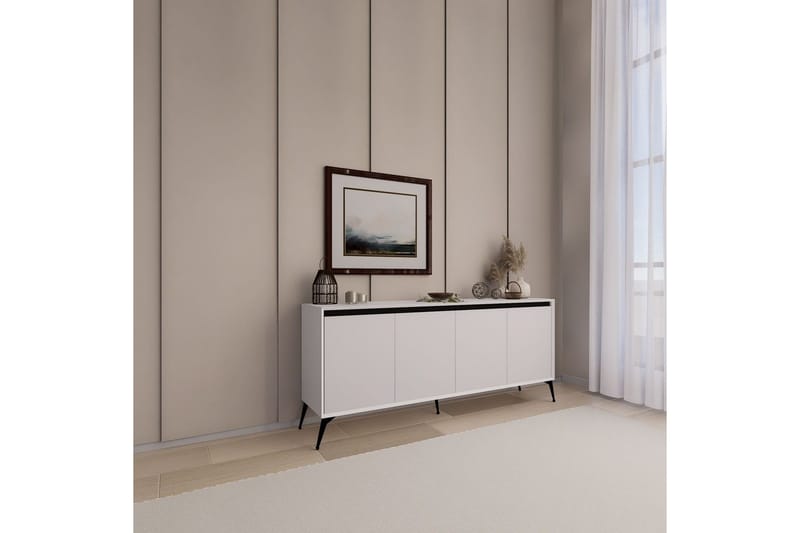 Adilen Konsolipöytä 180 cm - Valkoinen - Huonekalut - Pöytä & ruokailuryhmä - Apupöytä & sivupöytä - Konsolipöytä