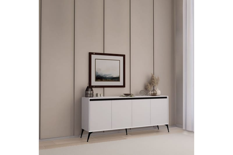 Adilen Konsolipöytä 180 cm - Valkoinen - Huonekalut - Pöytä & ruokailuryhmä - Apupöytä & sivupöytä - Konsolipöytä