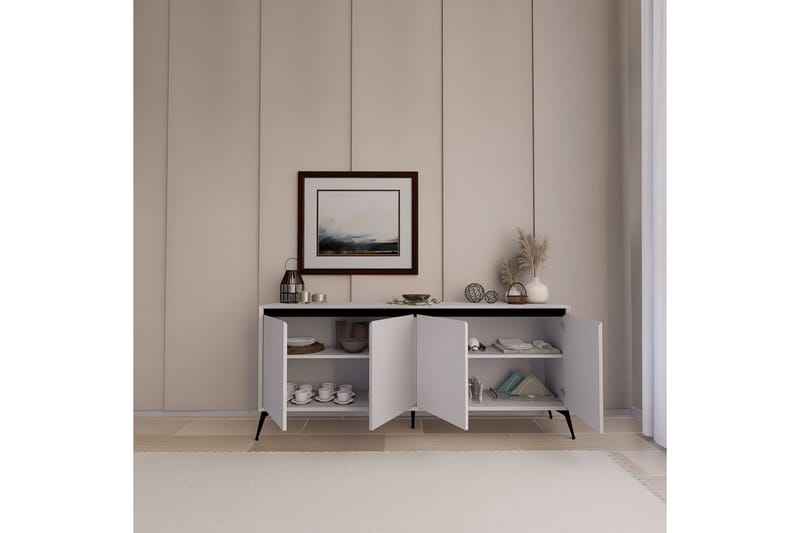 Adilen Konsolipöytä 180 cm - Valkoinen - Huonekalut - Pöytä & ruokailuryhmä - Apupöytä & sivupöytä - Konsolipöytä