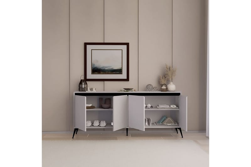 Adilen Konsolipöytä 180 cm - Valkoinen - Huonekalut - Pöytä & ruokailuryhmä - Apupöytä & sivupöytä - Konsolipöytä