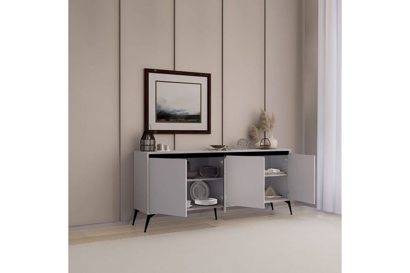 Adilen Konsolipöytä 180 cm - Valkoinen - Huonekalut - Pöytä & ruokailuryhmä - Apupöytä & sivupöytä - Konsolipöytä