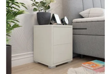 Agawal Yöpöytä 30 cm - Beige - Huonekalut - Pöytä & ruokailuryhmä - Apupöytä & sivupöytä - Yöpöytä