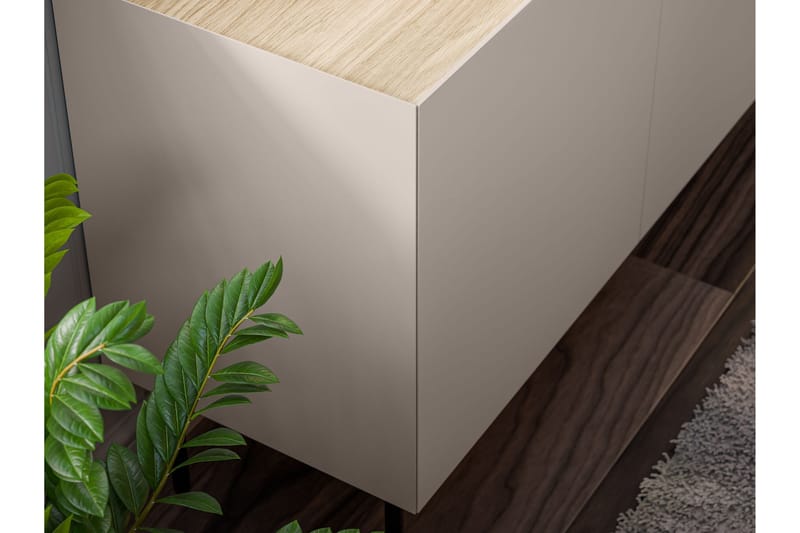 Akie Yöpöytä 40 cm - Beige - Huonekalut - Pöytä & ruokailuryhmä - Apupöytä & sivupöytä - Yöpöytä