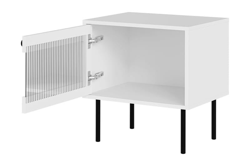 Akilesh Yöpöytä 52 cm - Musta - Huonekalut - Pöytä & ruokailuryhmä - Apupöytä & sivupöytä - Yöpöytä