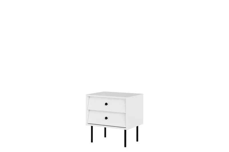 Akilesh Yöpöytä 52 cm, Valkoinen