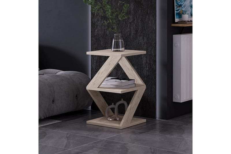 Albeni Sivupöytä 30 cm - Beige - Huonekalut - Pöytä & ruokailuryhmä - Apupöytä & sivupöytä - Tarjotinpöytä & pikkupöytä