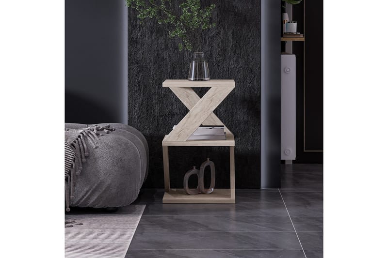 Albeni Sivupöytä 30 cm - Beige - Huonekalut - Pöytä & ruokailuryhmä - Apupöytä & sivupöytä - Tarjotinpöytä & pikkupöytä