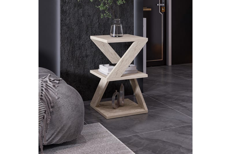 Albeni Sivupöytä 30 cm - Beige - Huonekalut - Pöytä & ruokailuryhmä - Apupöytä & sivupöytä - Tarjotinpöytä & pikkupöytä