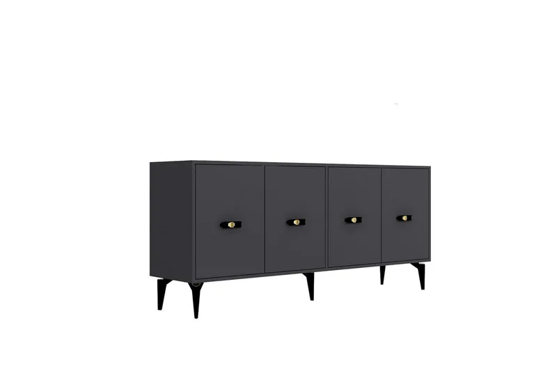 Algeria Konsolipöytä 180 cm - Antrasiitti - Huonekalut - Pöytä & ruokailuryhmä - Apupöytä & sivupöytä - Konsolipöytä