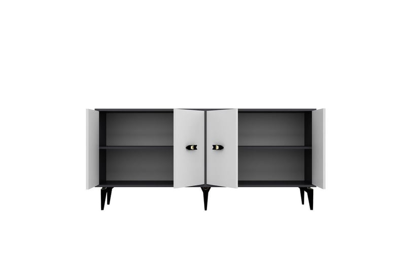 Algeria Konsolipöytä 180 cm - Antrasiitti/Valkoinen - Huonekalut - Pöytä & ruokailuryhmä - Apupöytä & sivupöytä - Konsolipöytä