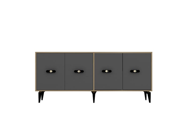 Algeria Konsolipöytä 180 cm - Tammi/Antrasiitti - Huonekalut - Pöytä & ruokailuryhmä - Apupöytä & sivupöytä - Konsolipöytä