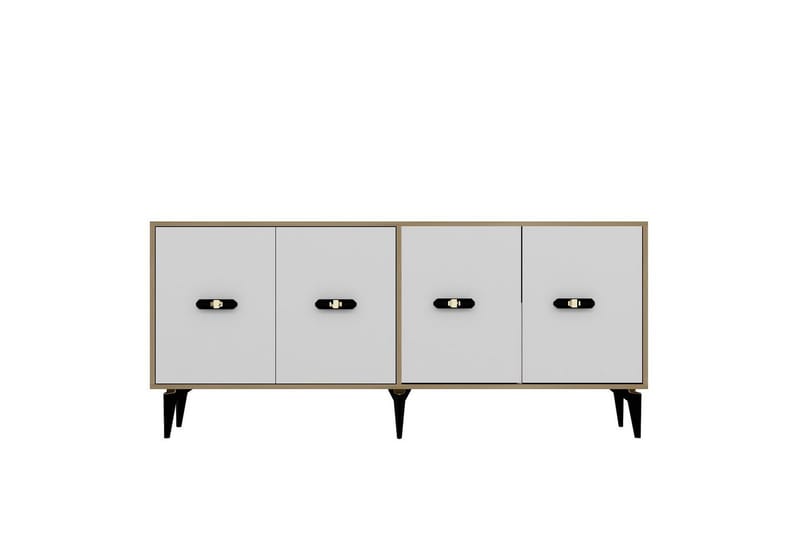 Algeria Konsolipöytä 180 cm - Tammi/Valkoinen - Huonekalut - Pöytä & ruokailuryhmä - Apupöytä & sivupöytä - Konsolipöytä