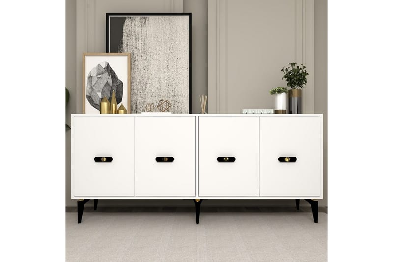 Algeria Konsolipöytä 180 cm - Valkoinen - Huonekalut - Pöytä & ruokailuryhmä - Apupöytä & sivupöytä - Konsolipöytä