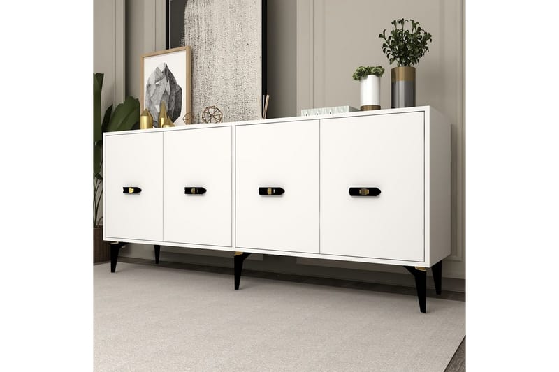 Algeria Konsolipöytä 180 cm - Valkoinen - Huonekalut - Pöytä & ruokailuryhmä - Apupöytä & sivupöytä - Konsolipöytä