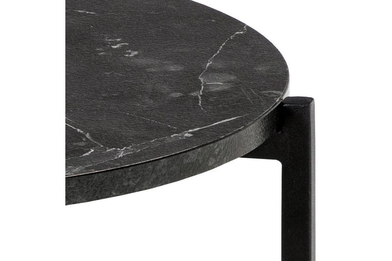 Almina Sivupöytä 40 cm - Musta - Huonekalut - Pöytä & ruokailuryhmä - Apupöytä & sivupöytä - Tarjotinpöytä & pikkupöytä