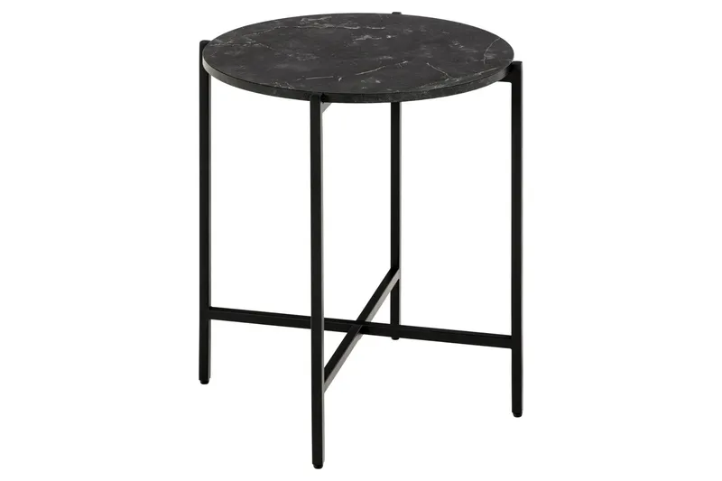 Almina Sivupöytä 40 cm, Musta