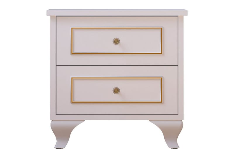 Alwen Yöpöytä 45 cm, Matta Valkoinen