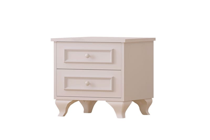 Alwen Yöpöytä 45 cm - Matta Valkoinen - Huonekalut - Pöytä & ruokailuryhmä - Apupöytä & sivupöytä - Yöpöytä