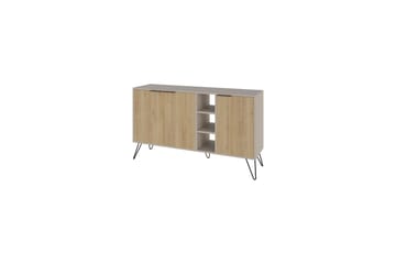 Andalos Konsolipöytä 142 cm - Hiekkakivi/Tammi - Huonekalut - Pöytä & ruokailuryhmä - Apupöytä & sivupöytä - Eteispöytä