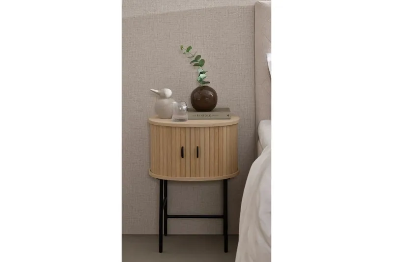 Angelique Yöpöytä 50 cm - Beige - Huonekalut - Pöytä & ruokailuryhmä - Apupöytä & sivupöytä - Yöpöytä