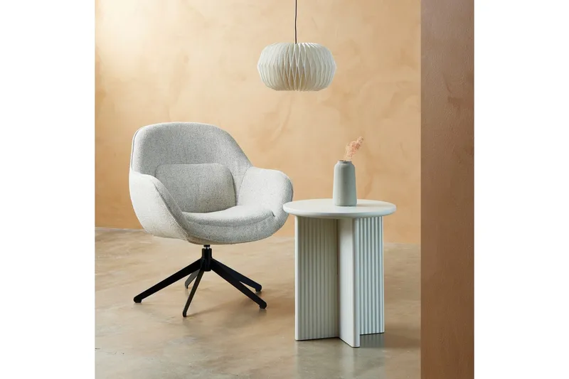 Ansal Sivupöytä 50 cm - Greige - Huonekalut - Pöytä & ruokailuryhmä - Apupöytä & sivupöytä - Tarjotinpöytä & pikkupöytä