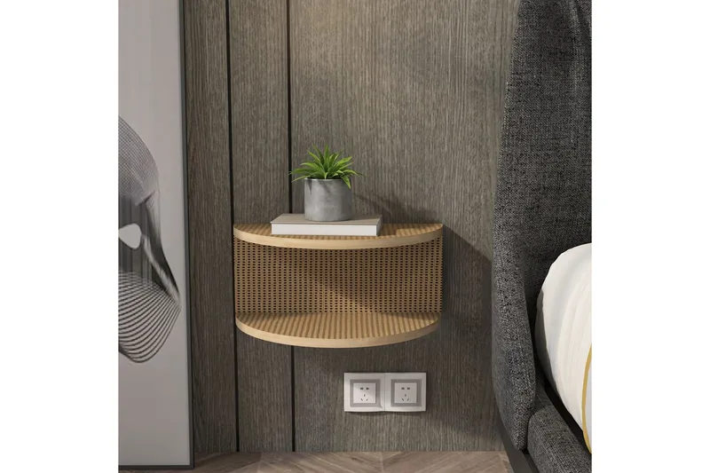 Antigua Yöpöytä 45 cm - Ruskea - Huonekalut - Pöytä & ruokailuryhmä - Apupöytä & sivupöytä - Yöpöytä