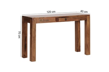 Apupöytä Kayda 120 cm - Puu/Luonnonväri - Huonekalut - Pöytä & ruokailuryhmä - Apupöytä & sivupöytä - Eteispöytä
