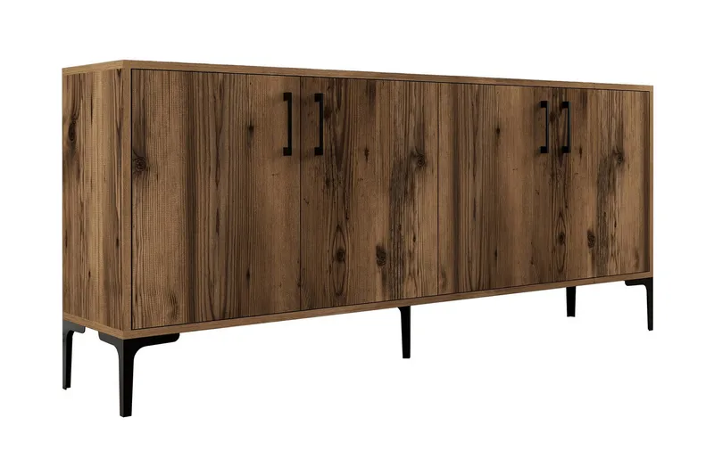Apupöytä Merkesa 180 cm, Pähkinä