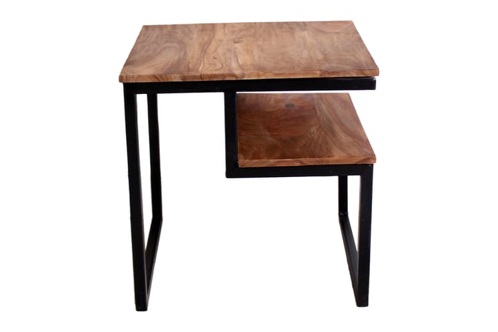 Apupöytä Netley - Puu/Luonnonväri/Musta - Apupöytä & sivupöytä