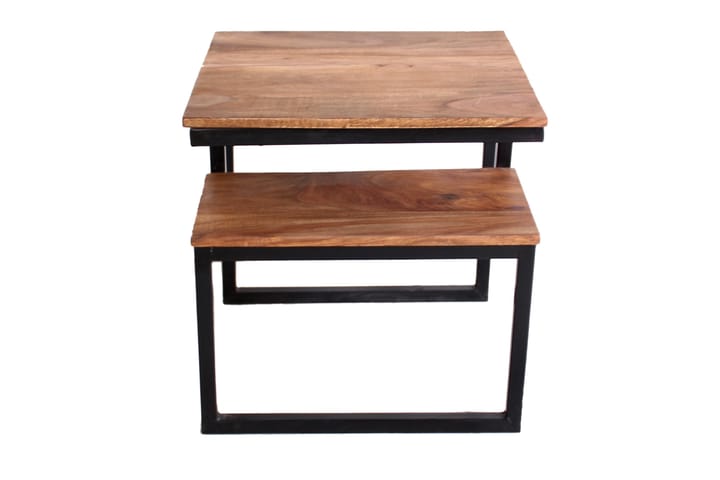 Apupöytä Netley - Puu/Luonnonväri/Musta - Apupöytä & sivupöytä