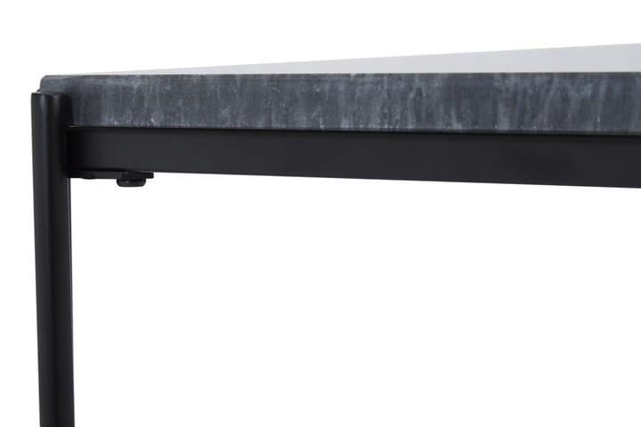 Apupöytä Sisko 100 cm Marmori - Musta/Harmaa - Konsolipöytä - Eteispöytä