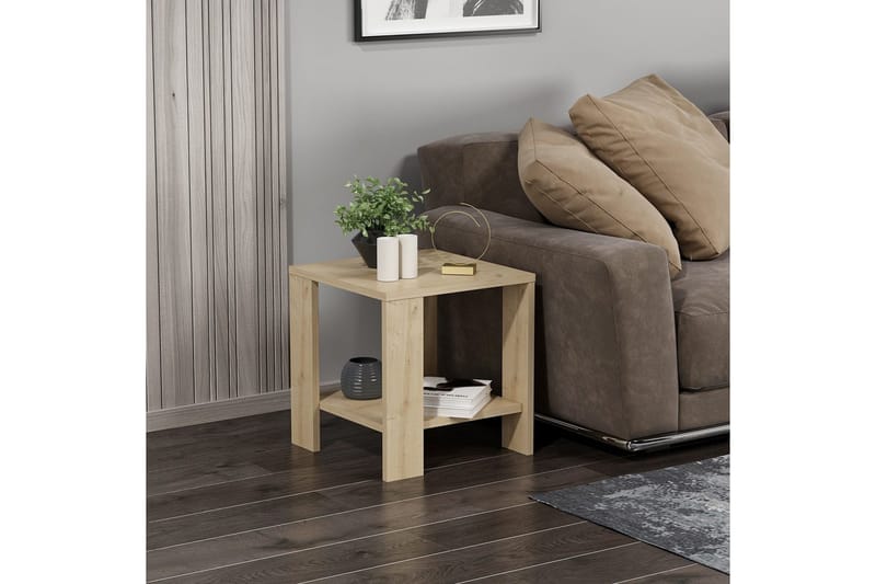 Asrel Sivupöytä 40 cm - Tammi - Huonekalut - Pöytä & ruokailuryhmä - Apupöytä & sivupöytä - Tarjotinpöytä & pikkupöytä