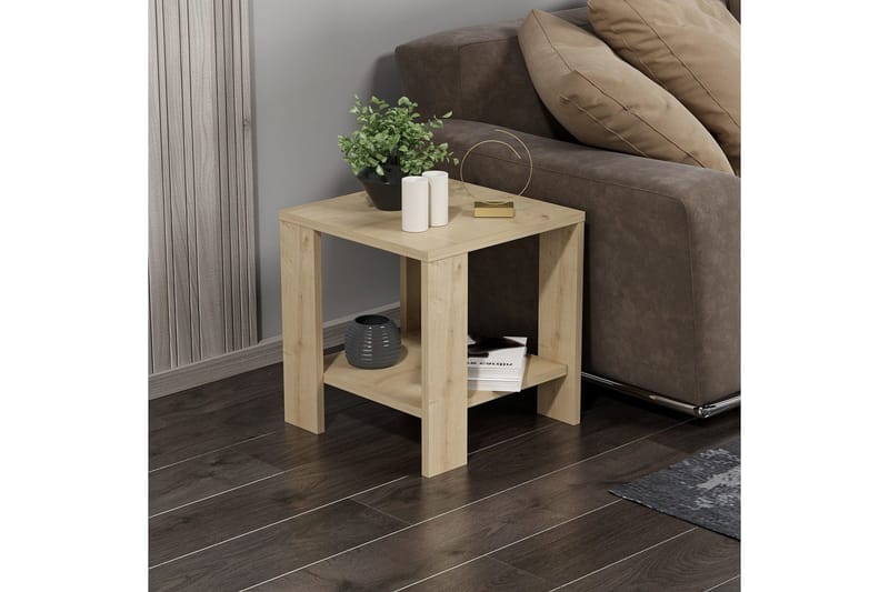 Asrel Sivupöytä 40 cm - Tammi - Huonekalut - Pöytä & ruokailuryhmä - Apupöytä & sivupöytä - Tarjotinpöytä & pikkupöytä