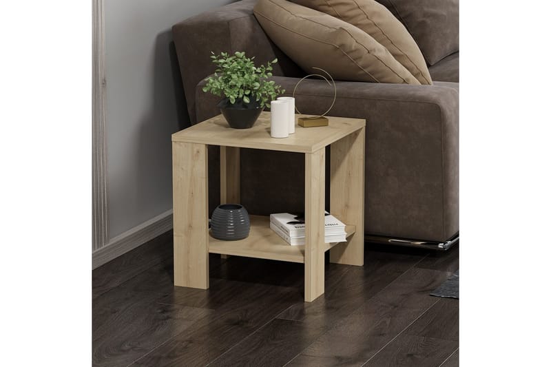 Asrel Sivupöytä 40 cm - Tammi - Huonekalut - Pöytä & ruokailuryhmä - Apupöytä & sivupöytä - Tarjotinpöytä & pikkupöytä