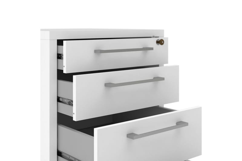 Astric Yöpöytä 48,2 cm - Valkoinen - Huonekalut - Pöytä & ruokailuryhmä - Apupöytä & sivupöytä - Yöpöytä