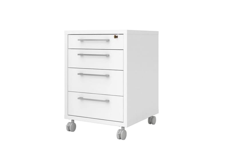 Astric Yöpöytä 48,2 cm - Valkoinen - Huonekalut - Pöytä & ruokailuryhmä - Apupöytä & sivupöytä - Yöpöytä