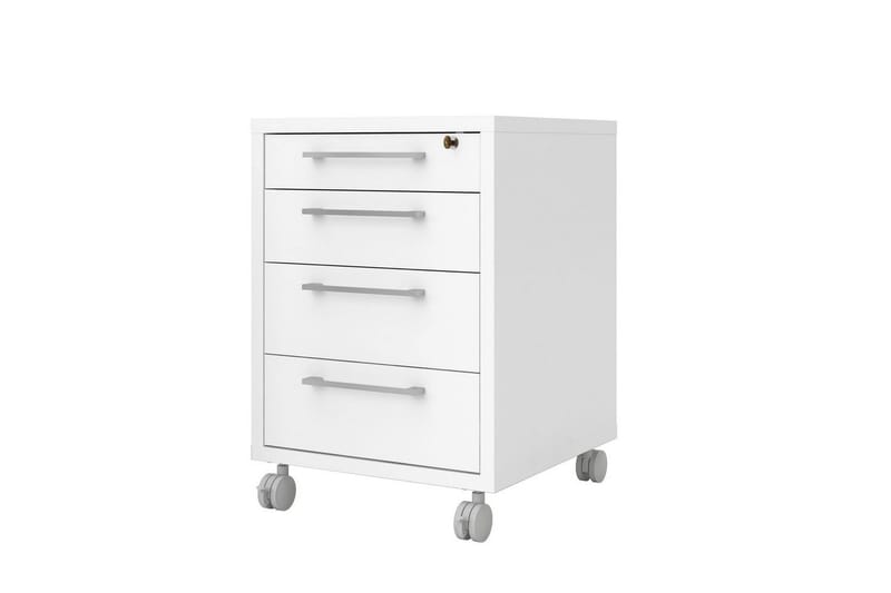 Astric Yöpöytä 48,2 cm - Valkoinen - Huonekalut - Pöytä & ruokailuryhmä - Apupöytä & sivupöytä - Yöpöytä