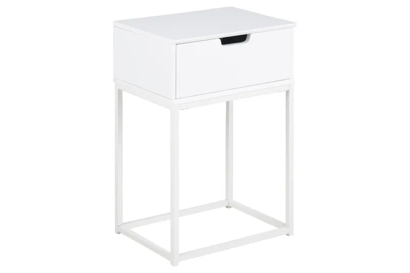 Azelia Yöpöytä 30 cm, Valkoinen