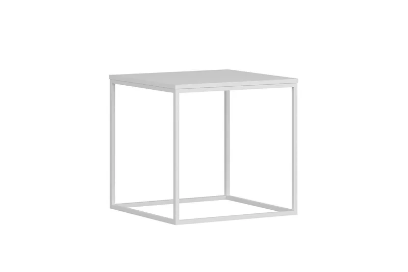 Basak Sivupöytä 52 cm, Valkoinen