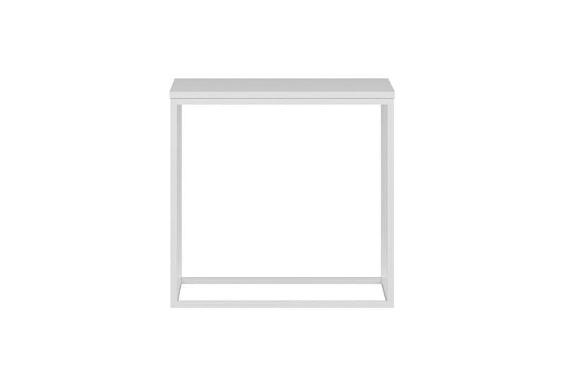 Basak Sivupöytä 52 cm - Valkoinen - Huonekalut - Pöytä & ruokailuryhmä - Apupöytä & sivupöytä - Tarjotinpöytä & pikkupöytä