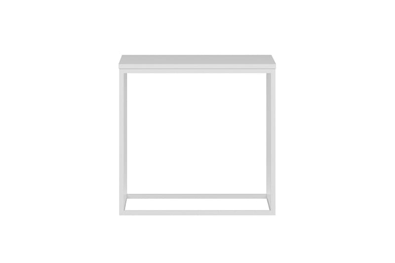 Basak Sivupöytä 52 cm - Valkoinen - Huonekalut - Pöytä & ruokailuryhmä - Apupöytä & sivupöytä - Tarjotinpöytä & pikkupöytä