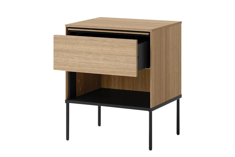 Basici Yöpöytä 51 cm - Ruskea - Huonekalut - Pöytä & ruokailuryhmä - Apupöytä & sivupöytä - Yöpöytä