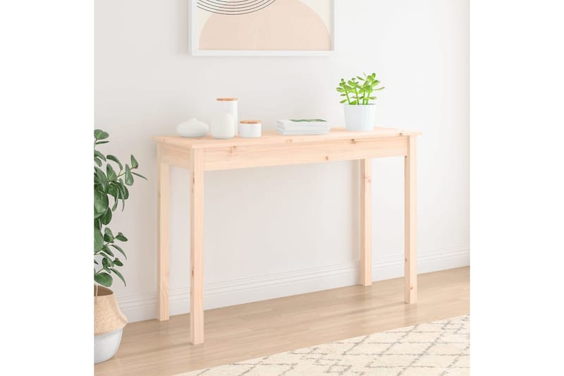 beBasic Konsolipöytä 110x40x75 cm täysi mänty - Ruskea - Huonekalut - Pöytä & ruokailuryhmä - Apupöytä & sivupöytä - Konsolipöytä