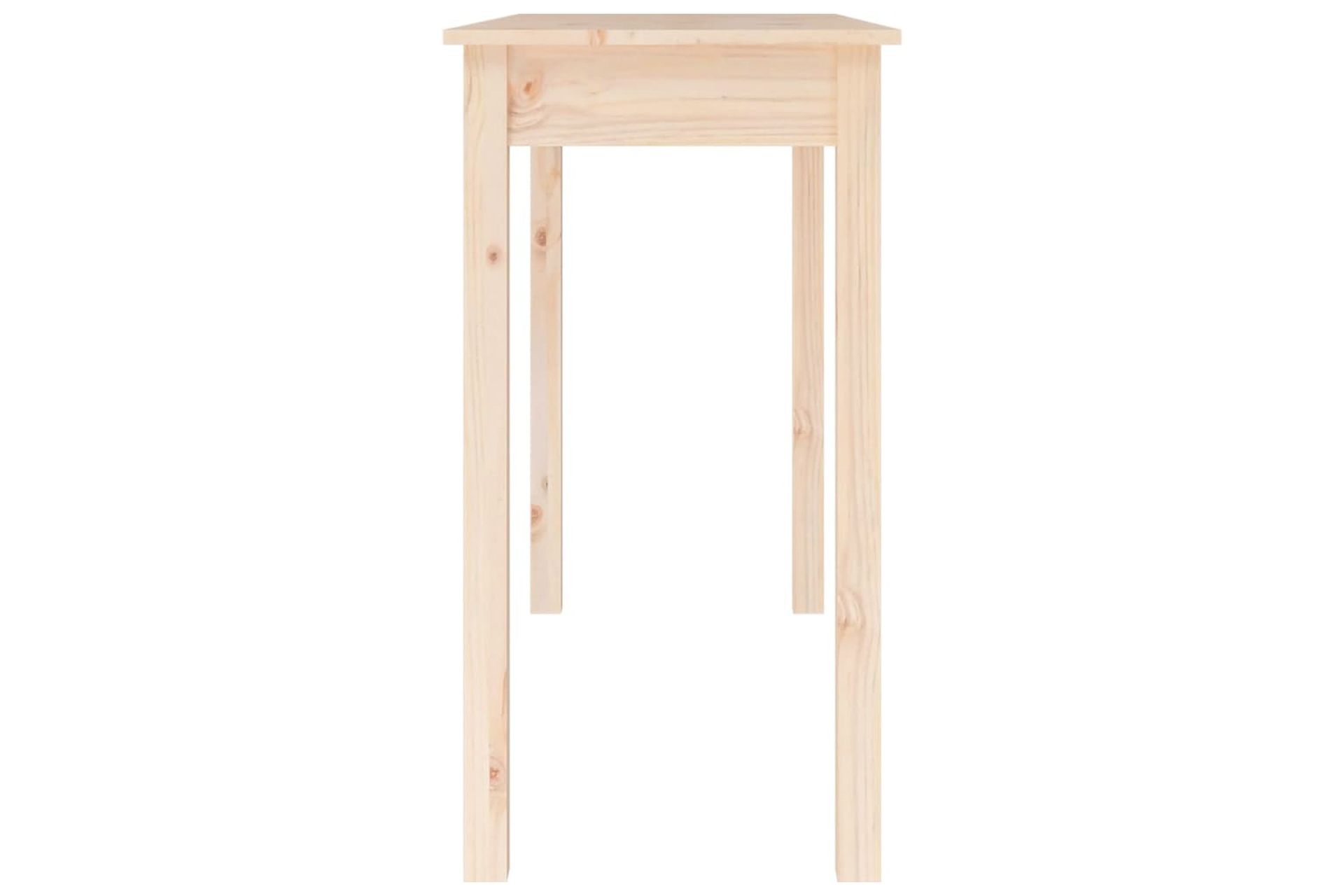 beBasic Konsolipöytä 110x40x75 cm täysi mänty - Ruskea - Huonekalut - Pöytä & ruokailuryhmä - Apupöytä & sivupöytä - Konsolipöytä