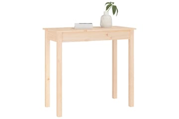 beBasic Konsolipöytä 80x40x75 cm täysi mänty - Ruskea - Huonekalut - Pöytä & ruokailuryhmä - Apupöytä & sivupöytä - Konsolipöytä
