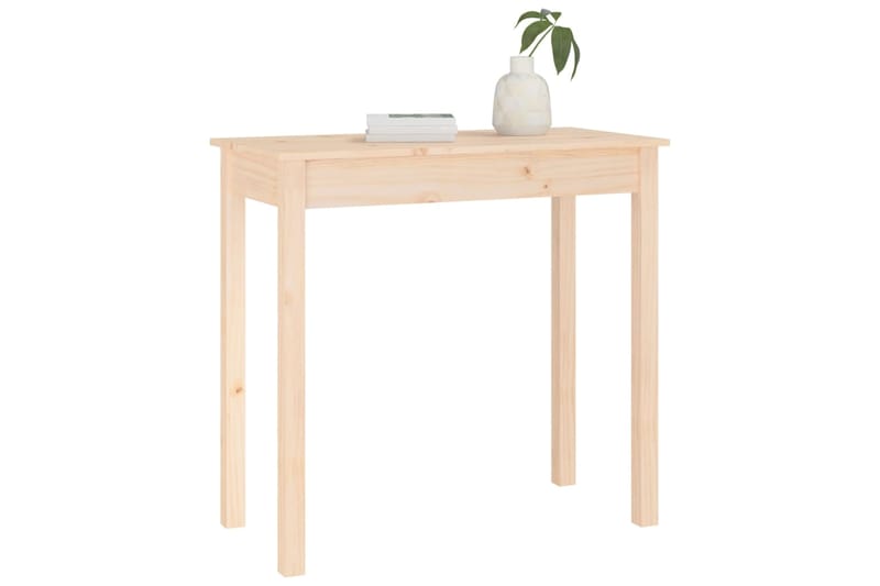 beBasic Konsolipöytä 80x40x75 cm täysi mänty - Ruskea - Huonekalut - Pöytä & ruokailuryhmä - Apupöytä & sivupöytä - Konsolipöytä