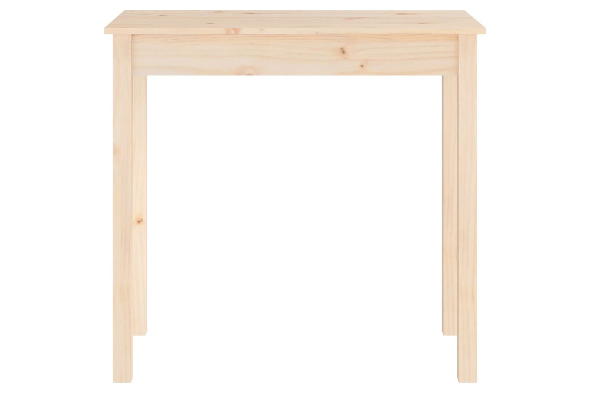 beBasic Konsolipöytä 80x40x75 cm täysi mänty - Ruskea - Huonekalut - Pöytä & ruokailuryhmä - Apupöytä & sivupöytä - Konsolipöytä