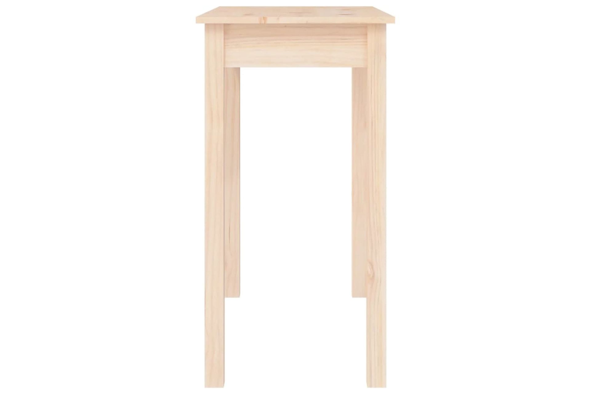 beBasic Konsolipöytä 80x40x75 cm täysi mänty - Ruskea - Huonekalut - Pöytä & ruokailuryhmä - Apupöytä & sivupöytä - Konsolipöytä