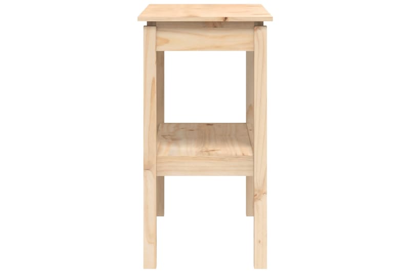 beBasic Konsolipöytä 80x40x75 cm täysi mänty - Ruskea - Huonekalut - Pöytä & ruokailuryhmä - Apupöytä & sivupöytä - Konsolipöytä
