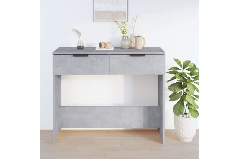 beBasic Konsolipöytä betoninharmaa 90x36x75 cm tekninen puu - Harmaa - Huonekalut - Pöytä & ruokailuryhmä - Apupöytä & sivupöytä - Konsolipöytä